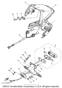 XZ550RJ Фонарь