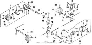 CJ360 Задний фонарь