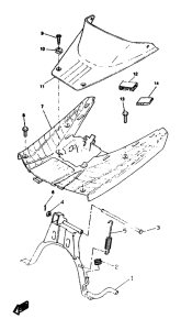 CW50RS Stand. footrest