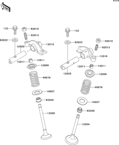 BN125 Клапана