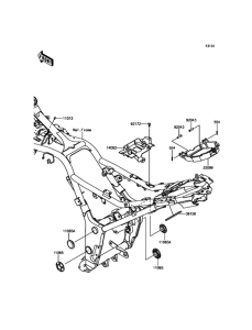 EX300 Рама ,крепежные детали