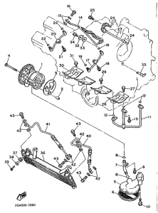 FZR750 Масляный насос