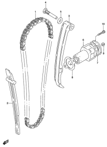 GZ250 Держатель направляющей