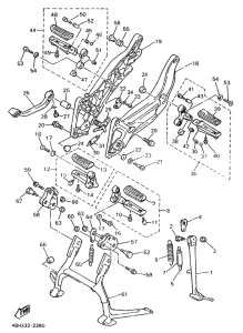 GTS1000 Stand. footrest