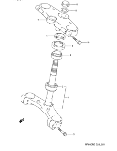 RF600 Траверса нижняя