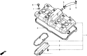  Крышка головки цилиндров