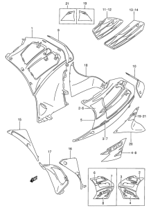RF900 Under cowling body