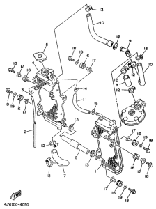 YZ125G Radiator. hose