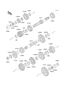 ZX1100 Трансмиссия