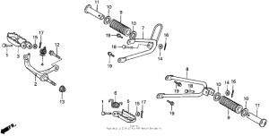 XR650L Подножки