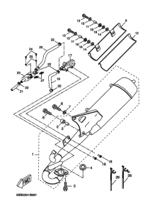 YQ50 Выхлопная система