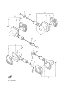 XT600E Поворотники