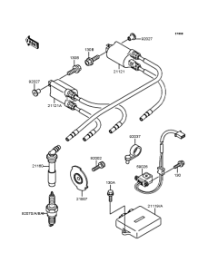 ZX400 Катушка зажигания