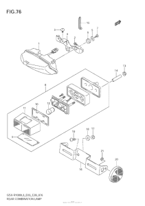 GSX-R1000Z Rear Combination Lamp (Gsx-R1000Zl3 E03)
