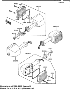 KZ1100 Поворотники