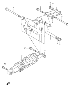 AN250 Втулки заднего рычага