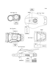 ZX900 Наклейки