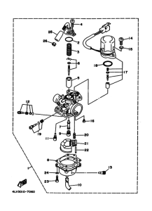 YJ50S Carburetor assy