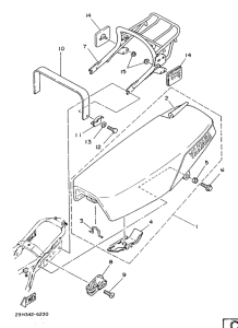 DT50MX Сидение