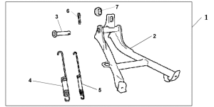 XL125V Stand main assy