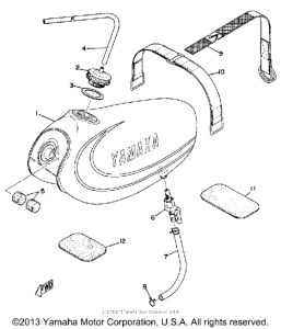 YZ360A Топливный бак