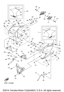 FZ6RFR Обтекатели