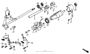 CB650SC Вилка переключения передач