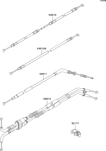ZR1000 Тросы управления