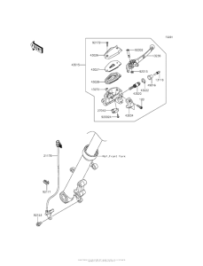 EX650 Главный тормозной цилиндр