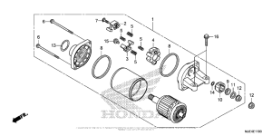 CBR650F Стартер