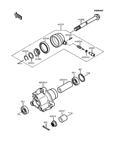 KMX50 Переднее колесо