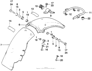 MT250 Задний бампер