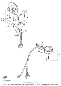 FJ1200AC Рулевые переключатели