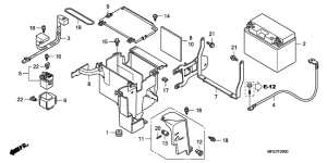 VT750C2 Аккумулятор