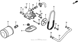 VT1100T Масляный насос