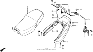 CB1000F Сиденье