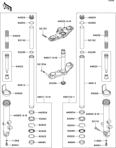 ER650 Front fork(1 / 2)
