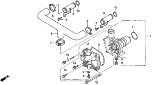 GL1500I Водяной насос