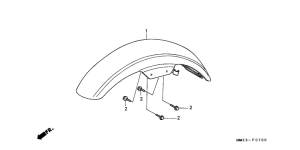 CMX450 Переднее крыло