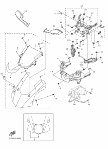 YZF-R1 Обтекатель 1
