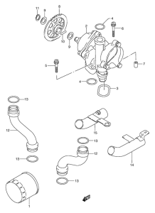 GSX750 Маслонасос