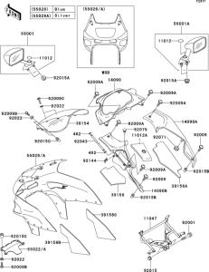 ZX600 Обтекатели