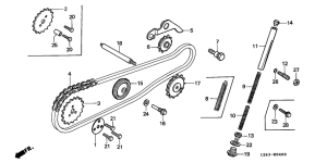 ST70 Цепь грм / натяжное устройство