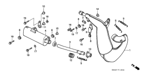 CR250R Глушитель