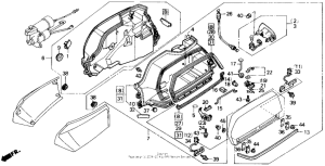 GL1500 Saddlebag body set 90