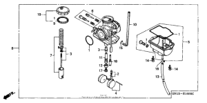 XR80R Карбюратор