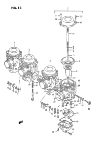 GSX1100 Carburetor assy