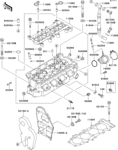 ZX600 Cylinder head(1 / 2)