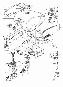 XVS950CUSP Топливный бак