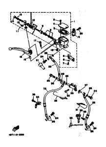 TDM850 TDM850D Передний тормозной цилиндр